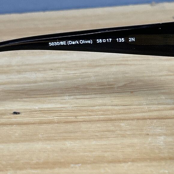 COACH SUNGLASSES HC 8015 L019 ALLIE 5030/8E Dark Oilve 58/17/135 FRAMES ONLY - Picture 8 of 9